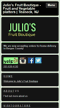 Mobile Screenshot of juliosfruit.com